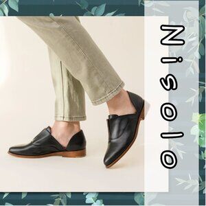 Nisolo Emma d'Orsay 2.0 Black Oxfords